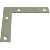 National Hardware 4 in. H x 0.75 in. W x 0.07 in. D Zinc-Plated Steel Flat Corner Brace (Pack of 20)