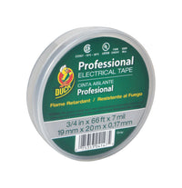 Duck 3/4 in. W x 66 ft. L Gray Vinyl Electrical Tape (Pack of 12)
