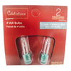Celebrations Incandescent Clear 2 ct Replacement Christmas Light Bulbs