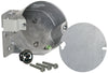 Raco 22.3 cu in Round Steel 2 gang Fan Box Gray