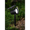 Living Accents Black Solar Powered 0.5 W LED Spotlight 1 pk (Pack of 12)