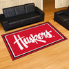 University of Nebraska Script 5ft. x 8 ft. Plush Area Rug