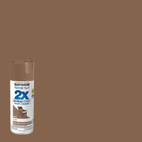 Rust-Oleum Painter's Touch 2X Ultra Cover Gloss Latte Paint+Primer Spray Paint 12 oz (Pack of 6)