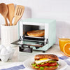 Dash Metal Blue Toaster Oven 7 in. H X 6 in. W X 8 in. D - Open Box
