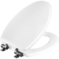 Mayfair by Bemis Benton Slow Close Elongated White Enameled Wood Toilet Seat - Open Box
