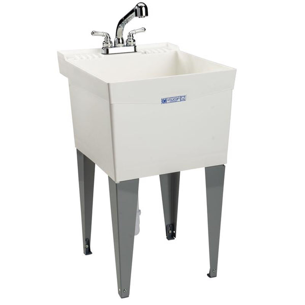 Mustee Utilatub 20 in. W X 24 in. D Single Thermoplastic Laundry Tub - Open Box
