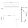 Architectural Mailboxes Woodlands Contemporary Galvanized Steel Wall Mount Black Mailbox
