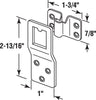 Prime-Line 2-13/16 in. L Silver Steel Hangers 2 pc