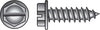 Hillman No. 8 X 1-1/4 in. L Slotted Hex Head Sheet Metal Screws 100 pk