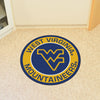West Virginia University Roundel Rug - 27in. Diameter