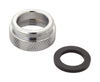 BrassCraft Dual Thread 3/4 in.-27F x 55/64 in.-27M Chrome Aerator Adapter