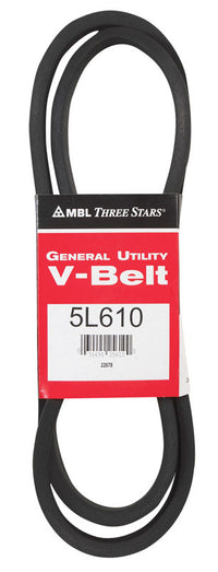 Mitsuboshi FHP 5L610 General Utility V-Belt 0.63 in. W X 61 in. L For Fractional Horsepower Motors