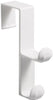iDesign 5-1/2 in. L White Plastic Medium Over-the-Door Double Hook 1 pk - Deal of The Week