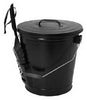 Panacea Black Matte Metal Ash Container and Shovel Set