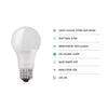 Feit A19 E26 (Medium) LED Bulb Soft White 40 Watt Equivalence 4 pk