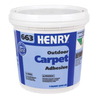 Henry 663 Outdoor Carpet High Strength Latex Beige Adhesive 1 qt - Open Box