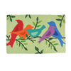 Jellybean 20 in. W X 30 in. L Multi-Color Morning Song Birds Polyester Accent Rug