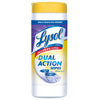 Lysol Dual Action Citrus Scent Antibacterial Disinfectant 35 ct 1 pk (Pack of 12)