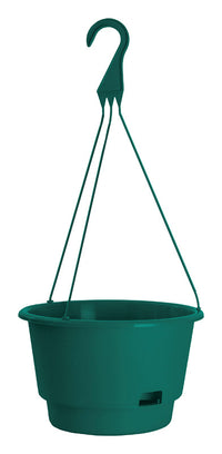 Rugg Polyresin Hanging Basket Green