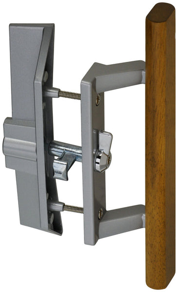 Juego de manijas para puertas de patio exteriores de zinc de National Hardware