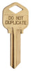 Kwikset Home House/Office Key Blank Single sided For Control Deadbolts (Pack of 10)