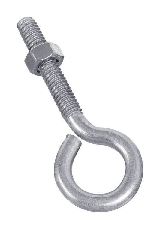 National Hardware 5/16 in. X 3-1/4 in. L Stainless Steel Eyebolt Nut Included