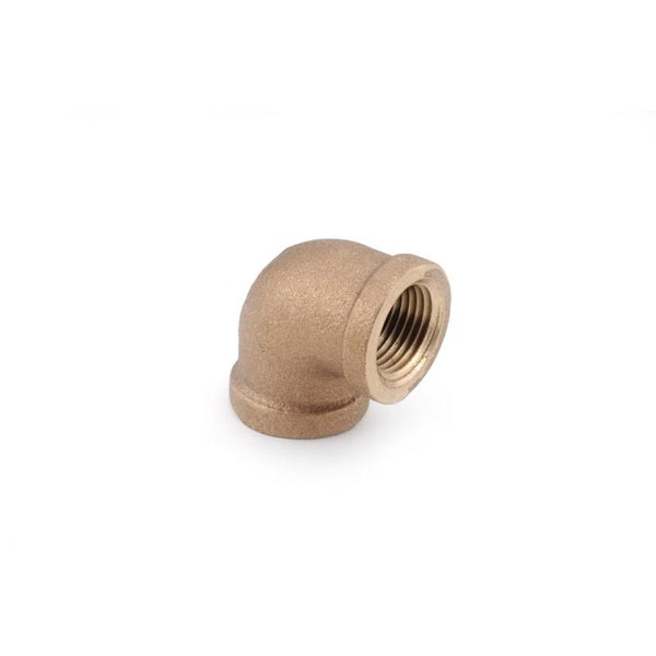 Codo de 90 grados de latón rojo FIP de 1-1/4 pulg. x 1-1/4 pulg. de diámetro de Anderson Metals