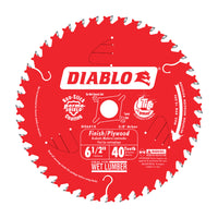 Diablo 6-1/2 in. D X 5/8 in. TiCo Hi-Density Carbide Finishing Saw Blade 40 teeth 1 pk