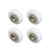 Prime-Line 3/4 in. D White Plastic/Steel Tub Enclosure Roller 4 pk - Open Box