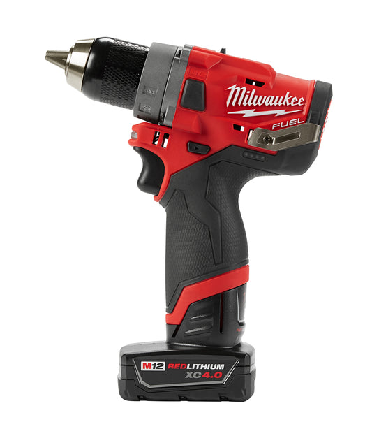 Milwaukee M12 FUEL 12 V 1/2 in. 1700 RPM Brushless Cordless Drill/Driver Kit