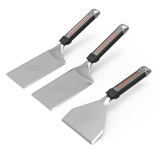 Blackstone Culinary Stainless Steel Black/Silver Griddle Tool Set 3 pk