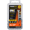 Hillman PowerPro No. 8  S X 1/2 in. L Star Pan Head Multi-Material Screw  (Pack of 5)