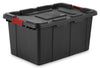 Sterilite 14669004 27 Gallon Black Industrial Tote (Pack of 4)
