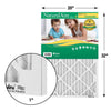 NaturalAire 20 in. W X 32 in. H X 1 in. Synthetic 8 MERV Pleated Air Filter 1 pk (Pack of 12)