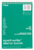 Mead 6 in. W x 9 in. L Wide Ruled Spiral Steno Book (Pack of 12)