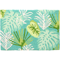 Jellybean 30 in. W X 20 in. L Multi-Color Tropical Home Polyester Accent Rug - Open Box