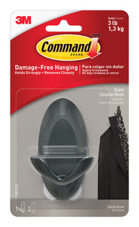 3M Command Medium Plastic Hook 3-1/4 in. L 1 pk (Pack of 4)