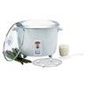 Bene Casa White 1 Nonstick Interior Dishwasher Safe Rice Cooker 20V 700W 20-Cups Capacity