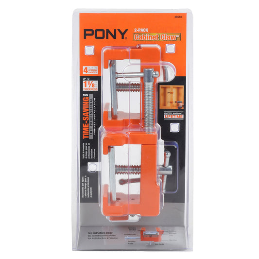 Pony 4 in. Cabinet Claw Set 2 pk