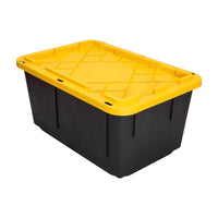 Homz Durabilt 14.375 in. H X 20.5 in. W X 30.75 in. D Stackable Utility Tote (Pack of 4). - Open Box