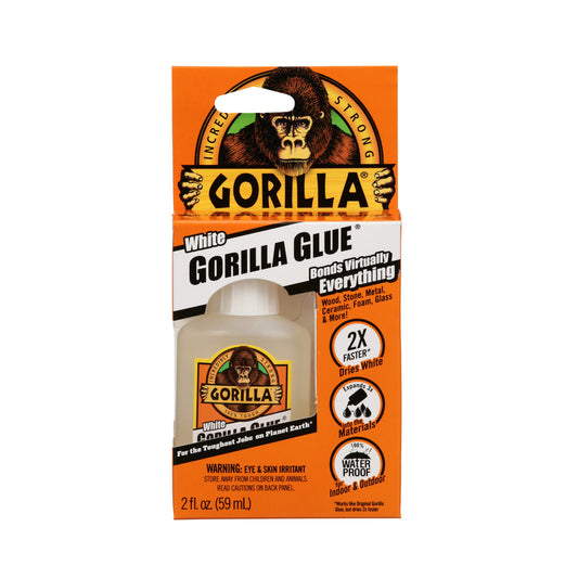 Gorilla High Strength Glue White Glue 2 oz. (Pack of 10)
