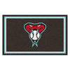MLB - Arizona Diamondbacks Snake 4ft. x 6ft. Plush Area Rug