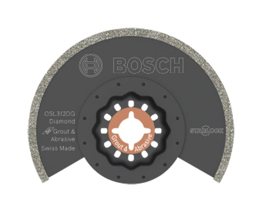 Bosch StarLock 3-1/2 in. X 3 in. L Diamond Coated Grit Segment Blade 1 pk