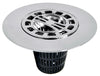 Danco 4-1/4 in. Chrome Round Drain Grate and Cover - Open Box