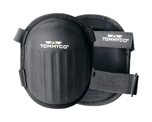 Tommy Co Gel Black Non-Marring Breathable Adjustable Knee Pads 6 L x 3.5 W in. (Pack of 4)