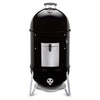 Weber Smokey Mountain Cooker 18" Charcoal Smoker  Black  Dual Grates  Porcelain-Enamel