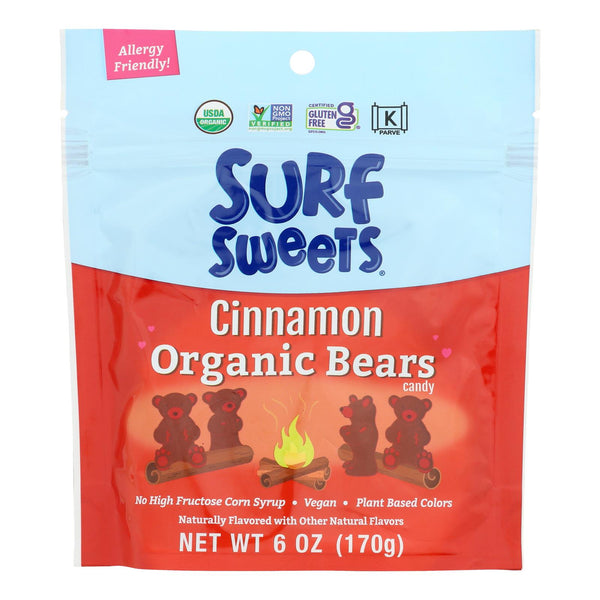 Surf Sweets - Ositos de canela y caramelo - Caja de 8 - 6 oz