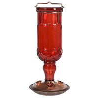 Perky-Pet Hummingbird 24 oz. Glass Nectar Feeder 4 ports (Pack of 2)