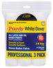 Purdy White Dove Woven Fabric 9 in. W X 3/8 in. Paint Roller Cover 3 pk - Deal of The Week