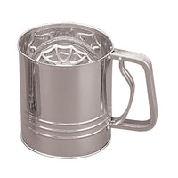 Fox Run Silver Stainless Steel Flour Sifter 4 cups